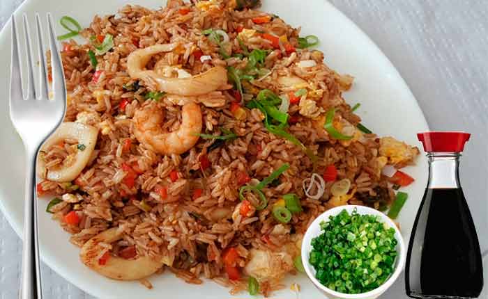 arroz chaufa de mariscos comidas peruanas